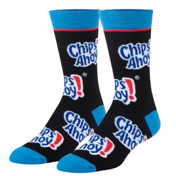 Men’s 4 Pack Candy & Cookie Sweet Treats Junk Food Theme Crew Socks Set - Picture 6 of 10